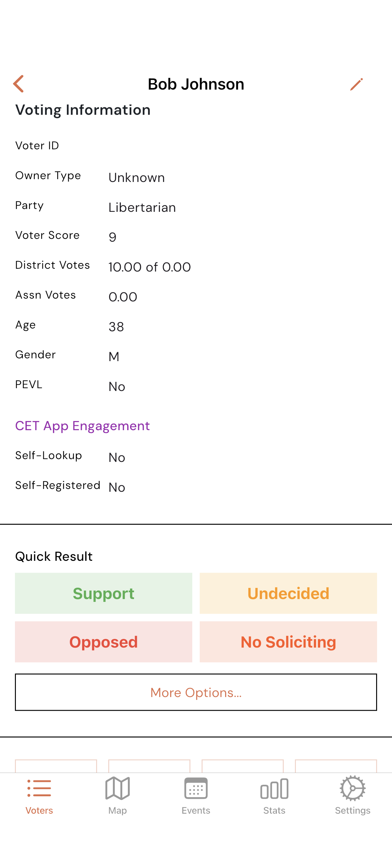 Voter Detail Scrolled